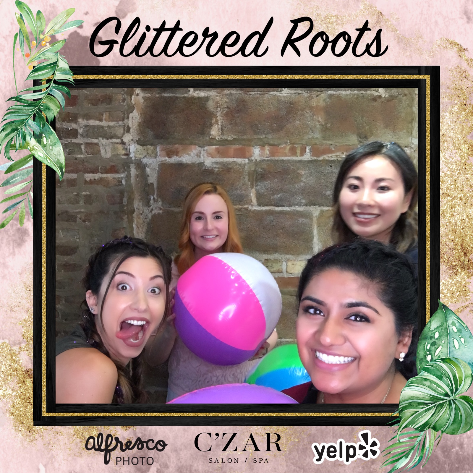 Yelp Elite: Glittered Roots | View more photos from the event at events.alfrescophoto.com/u/AlfrescoPhoto/Yelp-Elite-Glittered-Roots